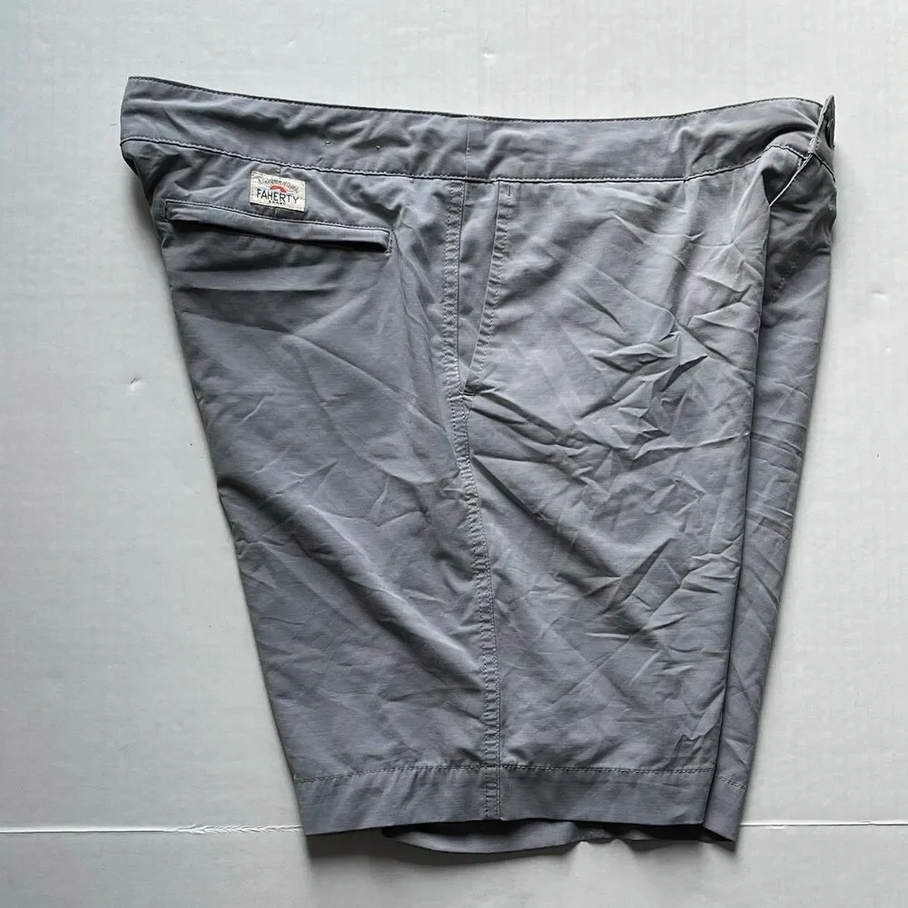 Faherty All Day Shorts Mens 36 9” Lightweight Stretch Performance Beach Casual